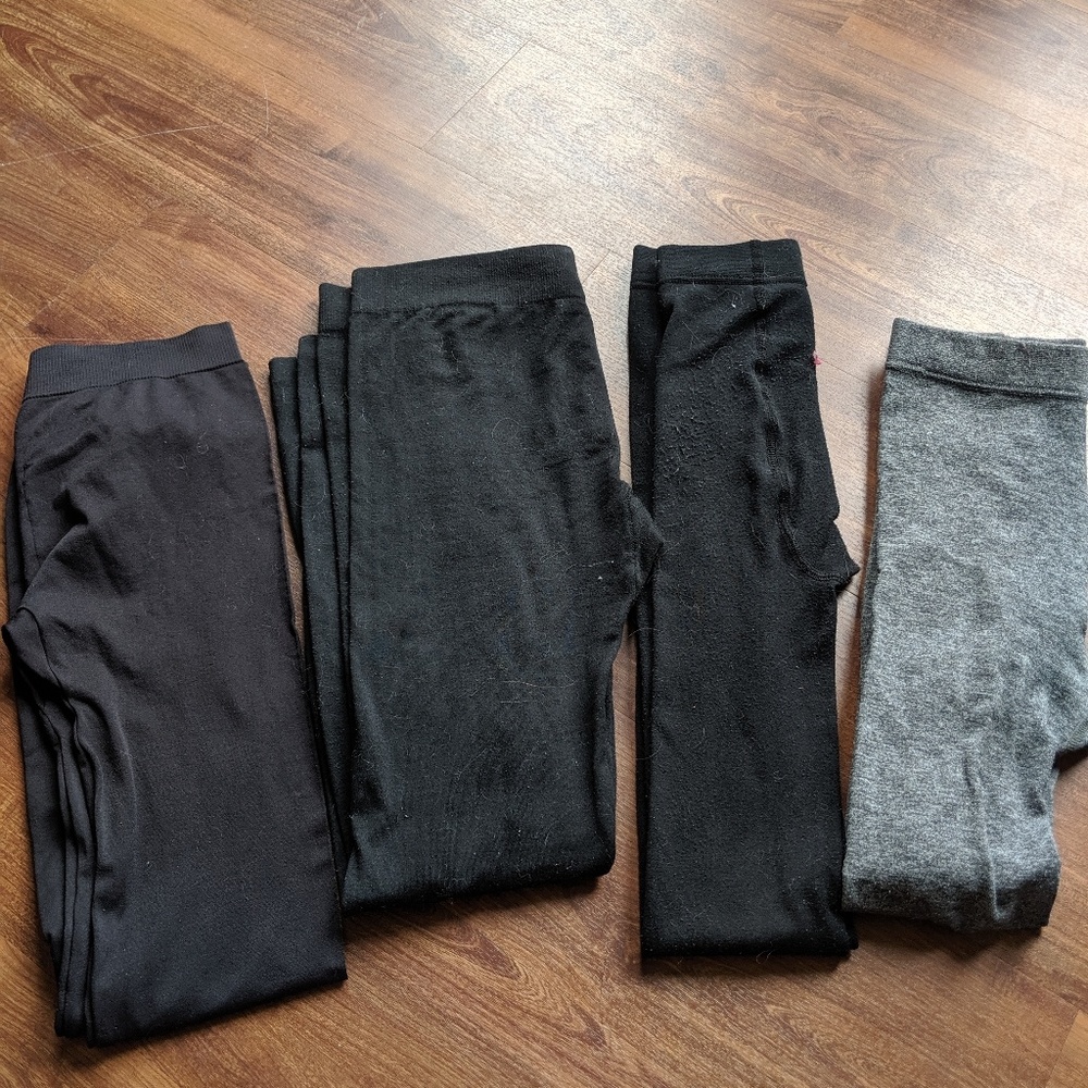 Leggings! These are all being sold separately